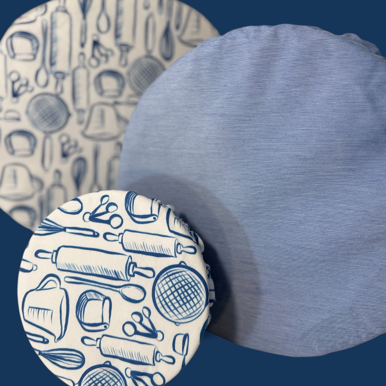Kitchen Print Bowl Covers
