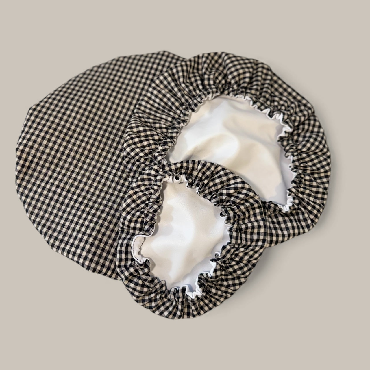 Black and White Checkered Bowl Covers