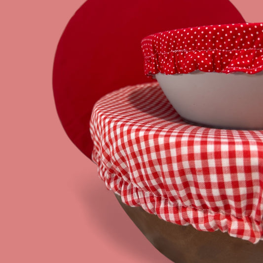 Red Bowl Cover Set