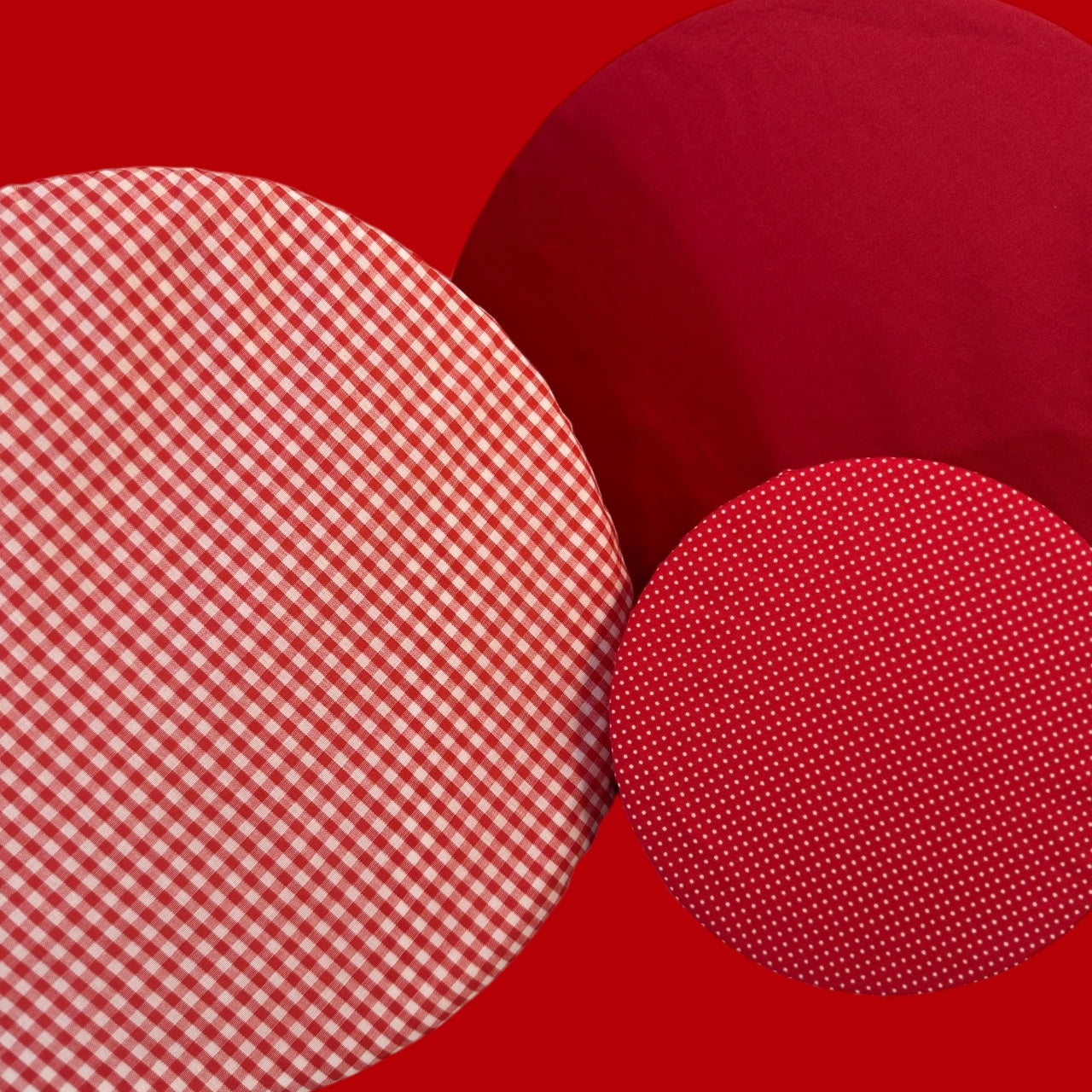 Red Bowl Cover Set