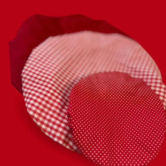 Red Bowl Cover Set
