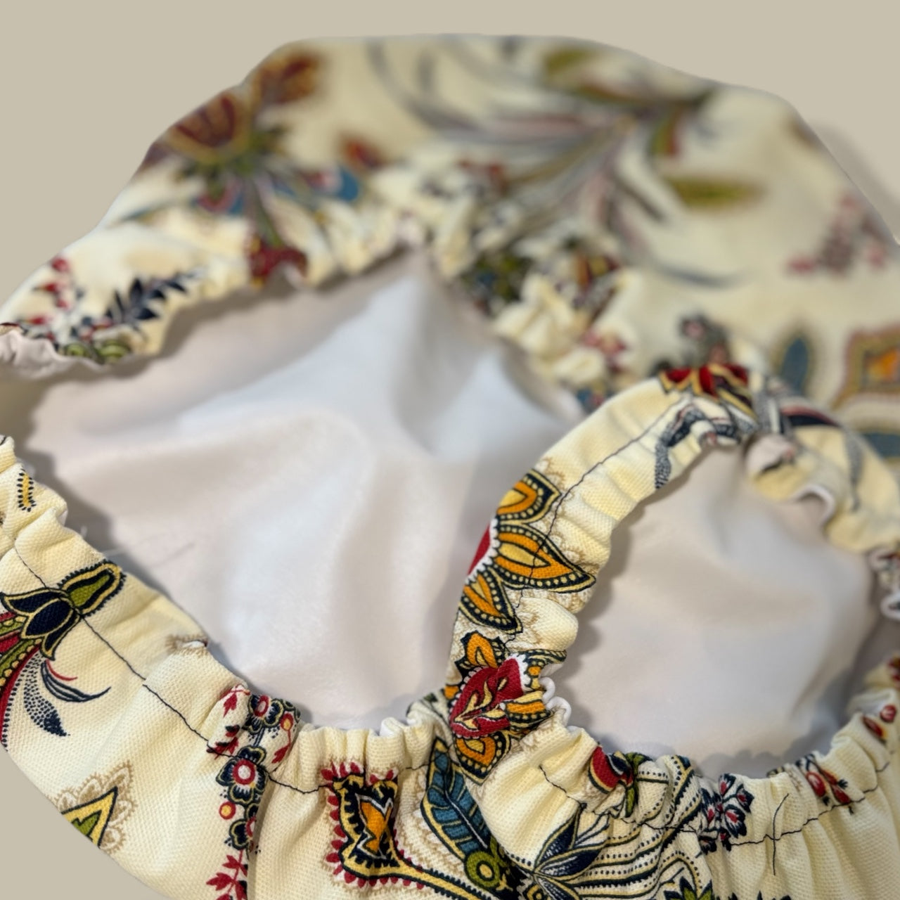 Ornate Floral Bowl Cover