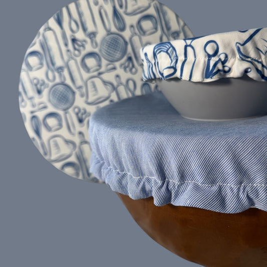 Kitchen Print Bowl Covers