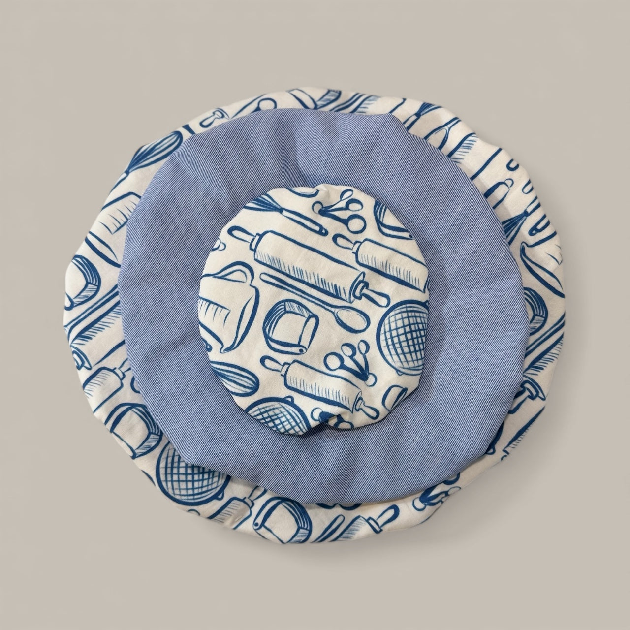 Kitchen Print Bowl Covers