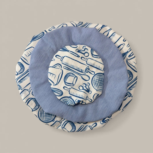 Kitchen Print Bowl Covers