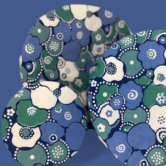 Block Floral Bowl Cover Set